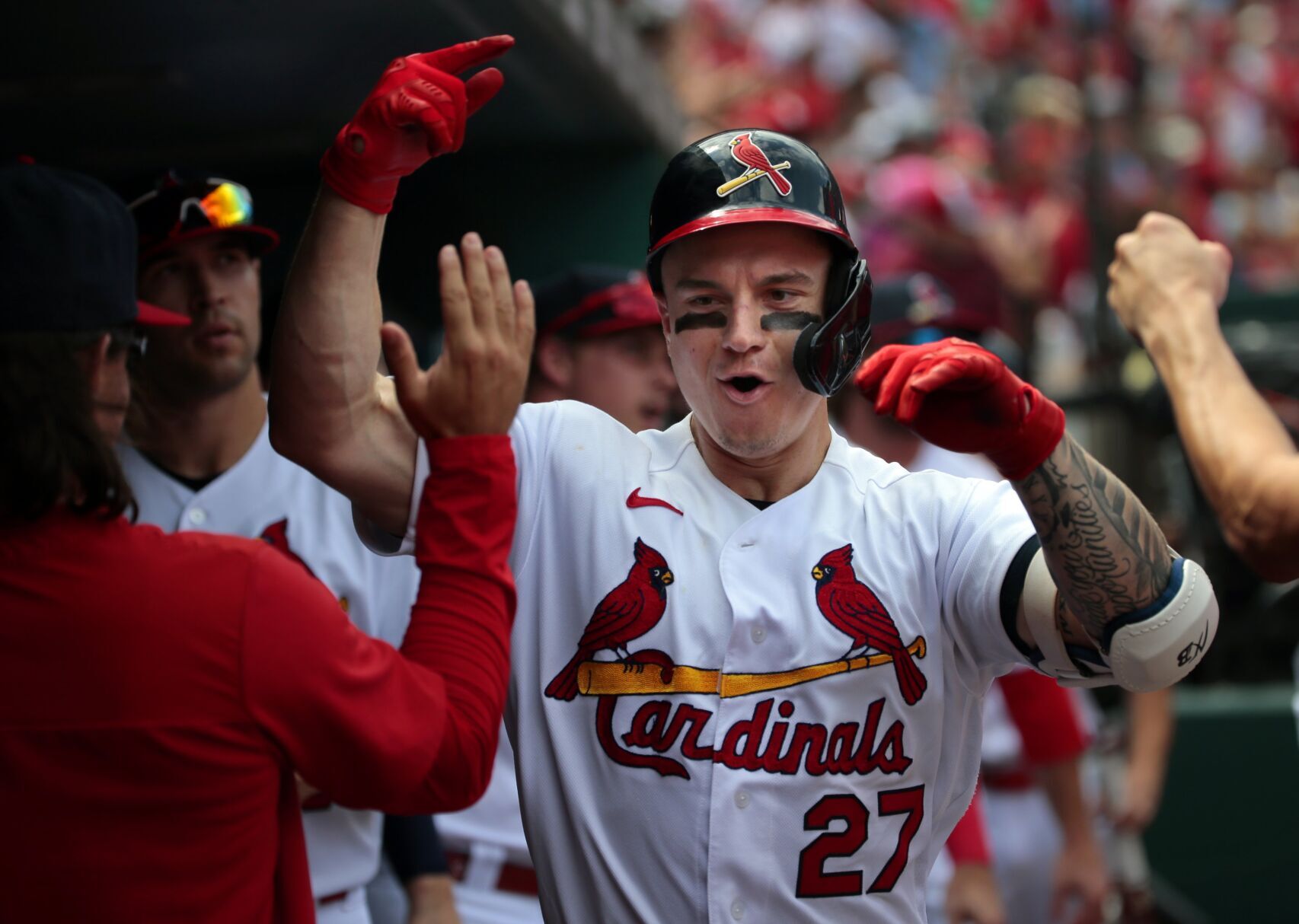 Cardinals, Brewers at Busch